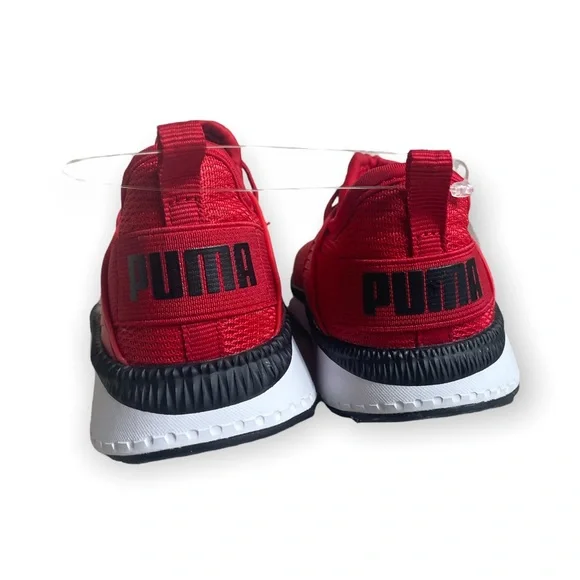 NWT Puma Men's Pacer Next Cage Sneakers Red And Black Size 11C - Picture 5 of 7